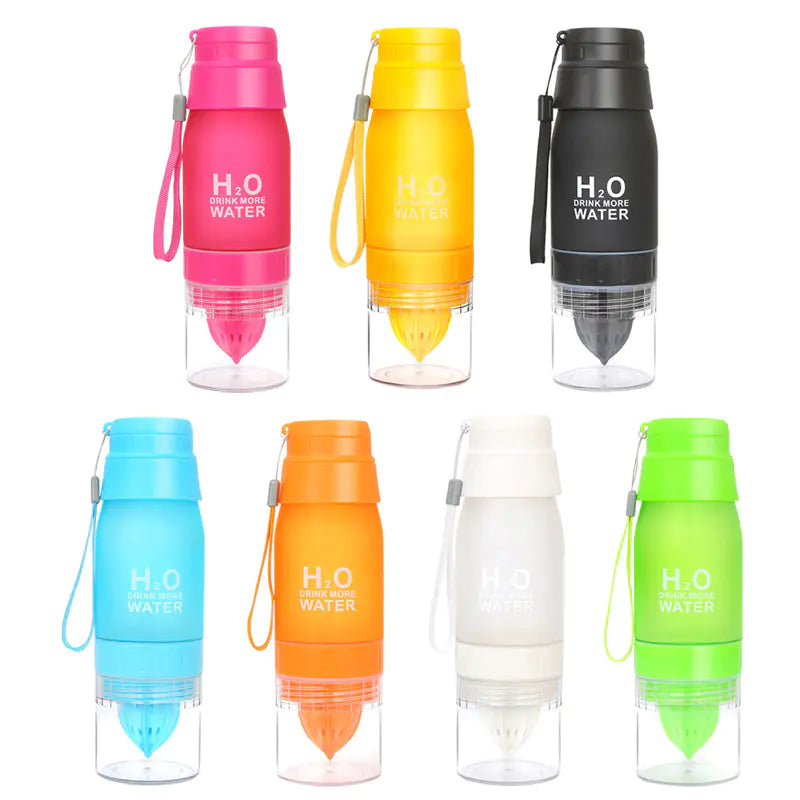 Portable Colorful Frosted Plastic Lemon Fruit Cup